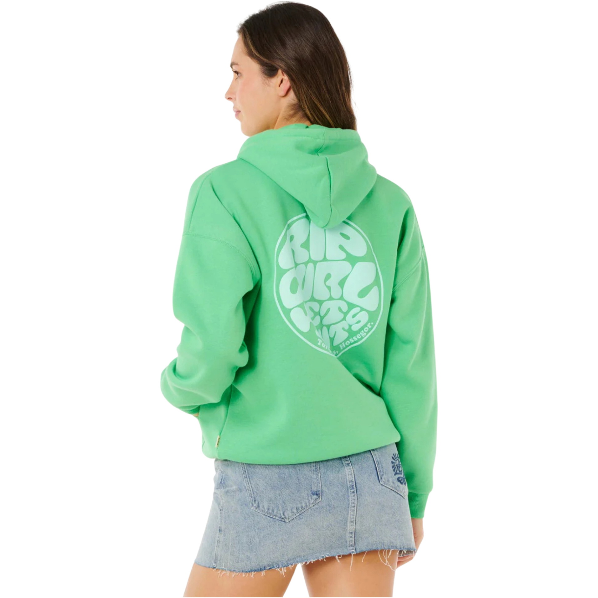 2026 Rip Curl Mujer Sudadera Con Capucha Icons Of Surf Heritage 06NWFL - Green